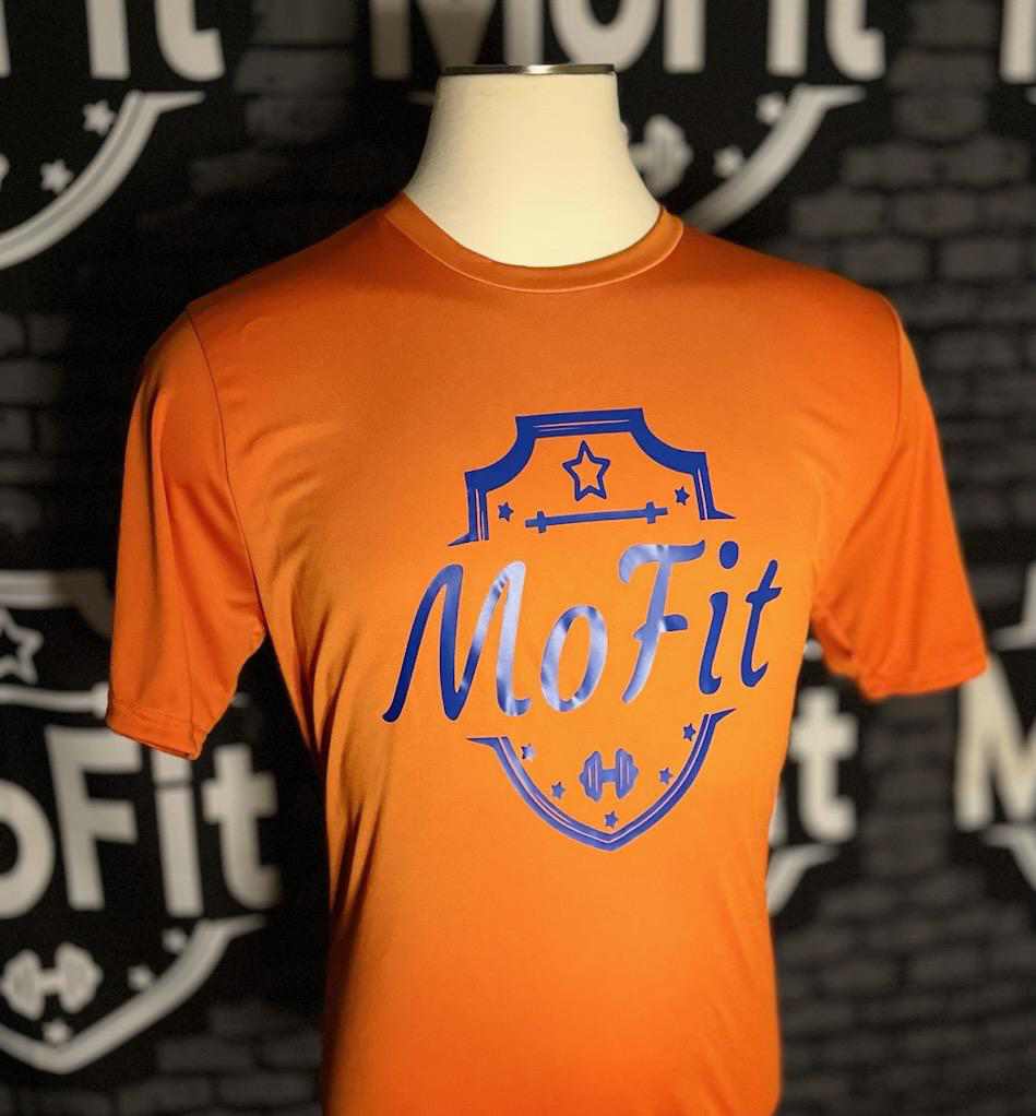 Orange Dry fit short sleeve t- shirt